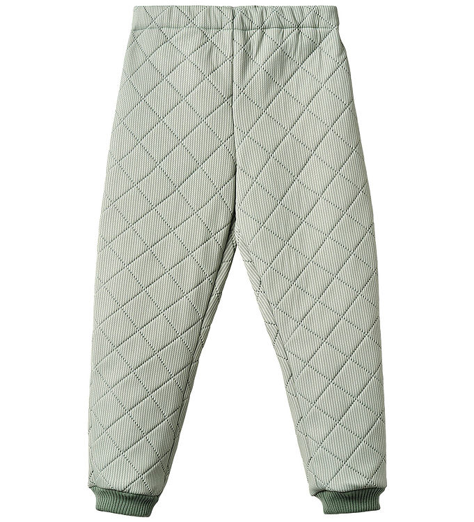 Wheat Termobukser - Alex - Green Stripe billede