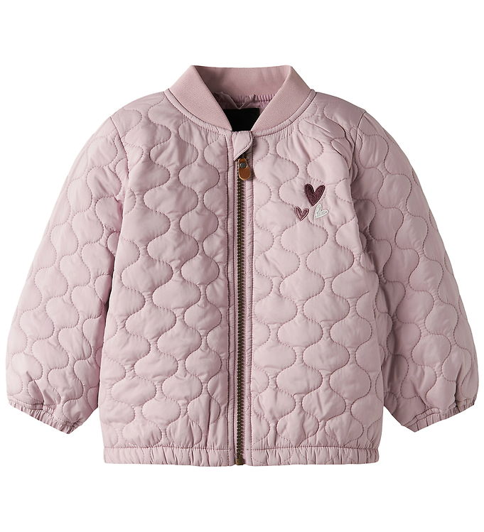 Name It Dynejakke - Quiltet - NmfMarlon - Keepsake Lilac