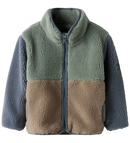 Name It Fleecejakke - NmmMimba - Chinois Green