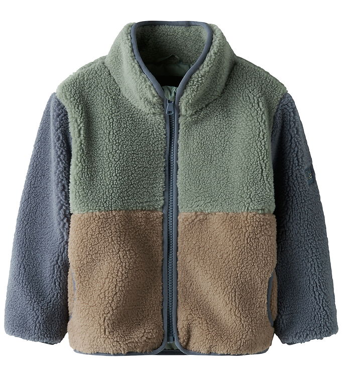 Name It Fleece Jakke - nmmMimba Sherpa - Chinois Green