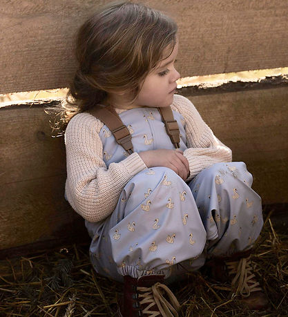 Lil Atelier Regntøj - NmfLadry10 - Zen Blue/Swan