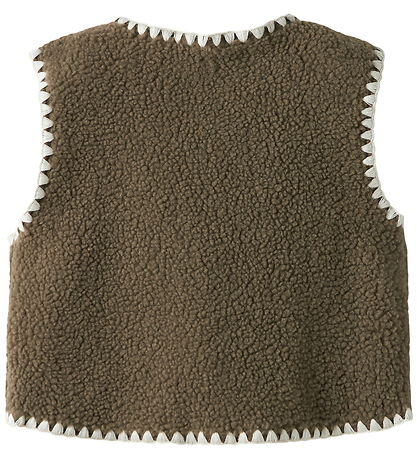 Lil Atelier Vest - Loose - NmfLajo - Shitake