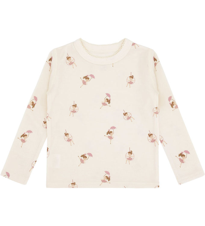 Hust and Claire Bluse - HcAbba Line Dancer - Uld - Off White