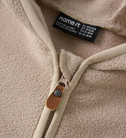 Name It Fleecedragt - NbnMeeko - Silver Mink