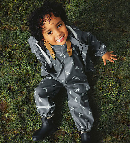 Name It Regntøj - NmmDry10 - Balsam Green/DINO