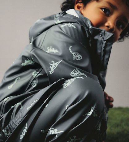 Name It Regntøj - NmmDry10 - Balsam Green/DINO