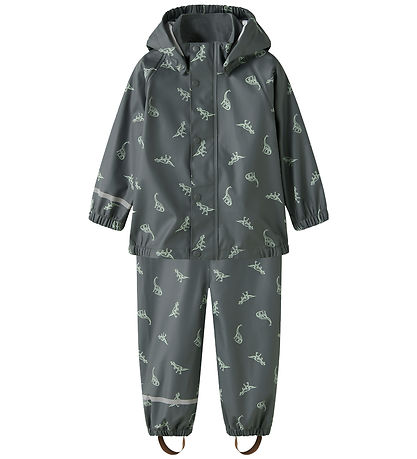 Name It Regntøj - NmmDry10 - Balsam Green/DINO