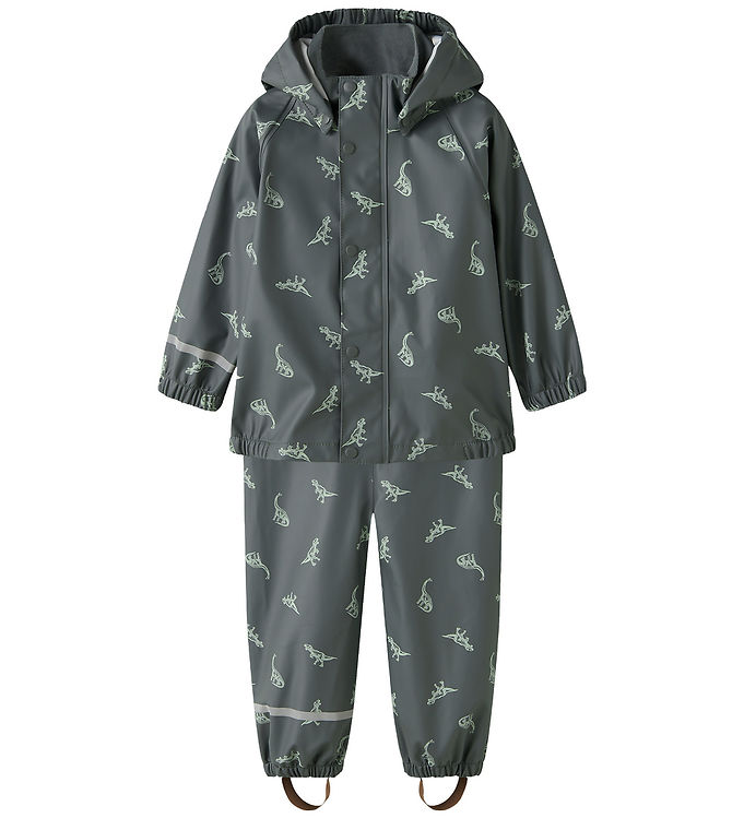 Name It Regntøj - NmmDry10 - Balsam Green/DINO