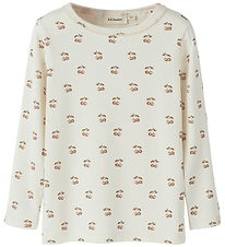 Lil' Atelier Bluse - Blonder - NmfLayo - Coconut Milk/Cherry