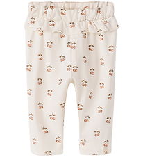 Lil' Atelier Trousers - NbfLayo - Coconut Milk/Cherry