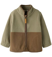 Lil' Atelier Fleece Jacket - NmmLspectra - Shitake