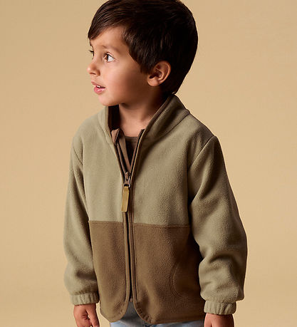 Lil Atelier Fleecejakke - NmmLaspektra - Shitake