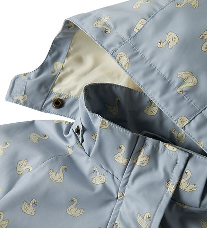 Lil' Atelier Overgangsjakke - NmfGudrun - Zen Blue/Swan