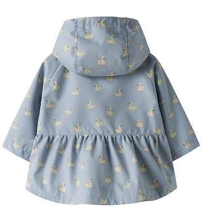 Lil' Atelier Overgangsjakke - NbfGudrun - Zen Blue/Swan