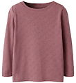 Name It Blouse - NmfSif - Wistful Mauve w. Pointelle