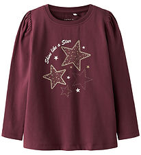 Name It Blouse - NmfRstar - Burgundy