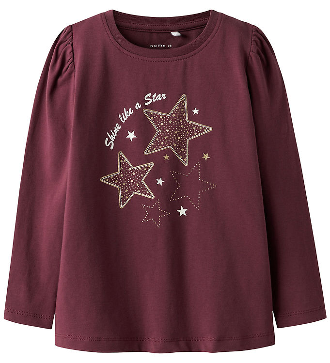 Name It Bluse - NmfRstar - Burgundy