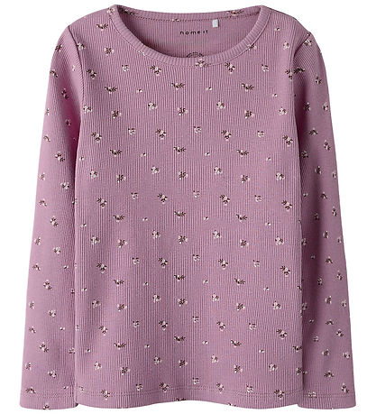 Name It Bluse - NmfPolinne - Rib - Mauve Orchid