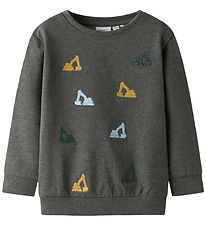 Name It Sweatshirt - NmmSandro - Dark Grey Melange