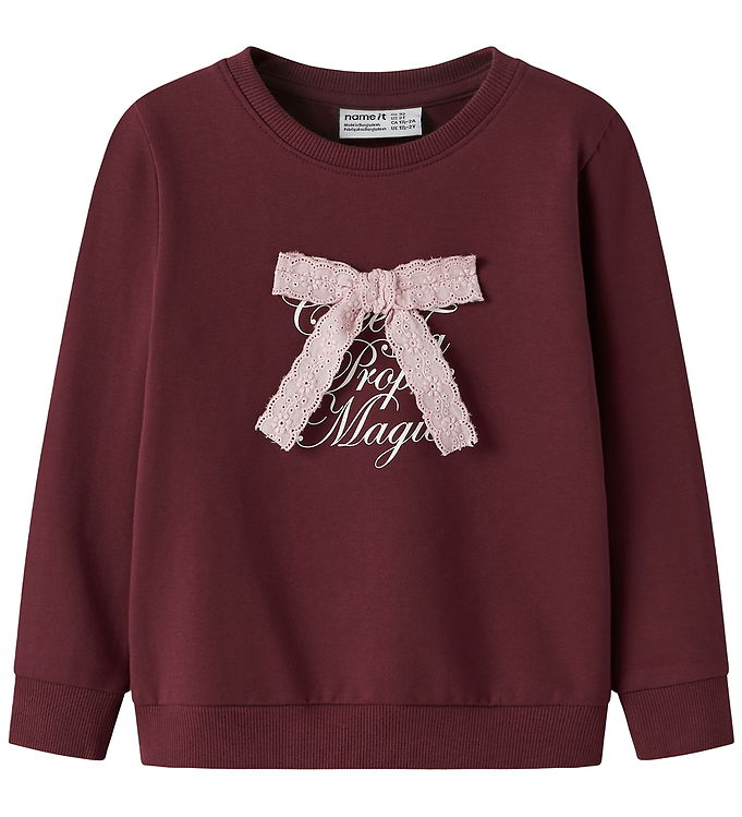 Name It Sweatshirt - NmfSetina - Burgundy