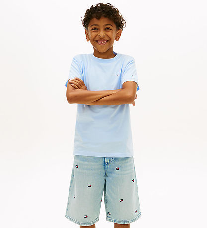 Tommy Hilfiger T-shirt - Mini Corp - Sweet Blue