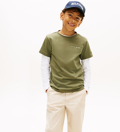Tommy Hilfiger T-shirt - Mini Corp - Battle Green