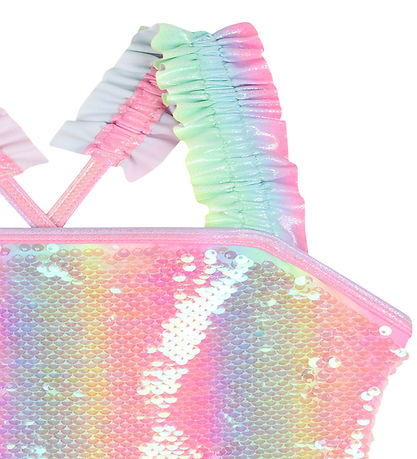 Billieblush Badedragt - Multifarvet m. Palietter