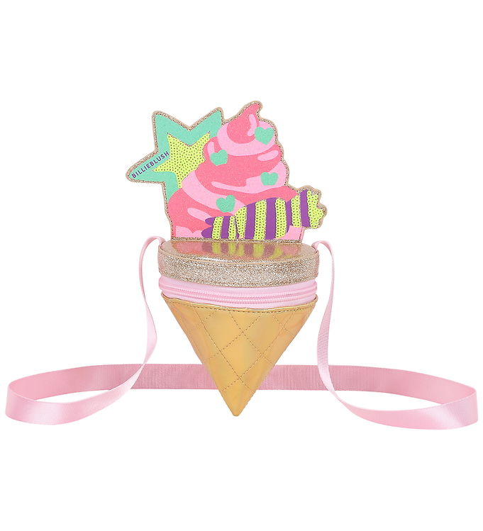 Billieblush Skuldertaske - 13 cm - Light Gold m. Is