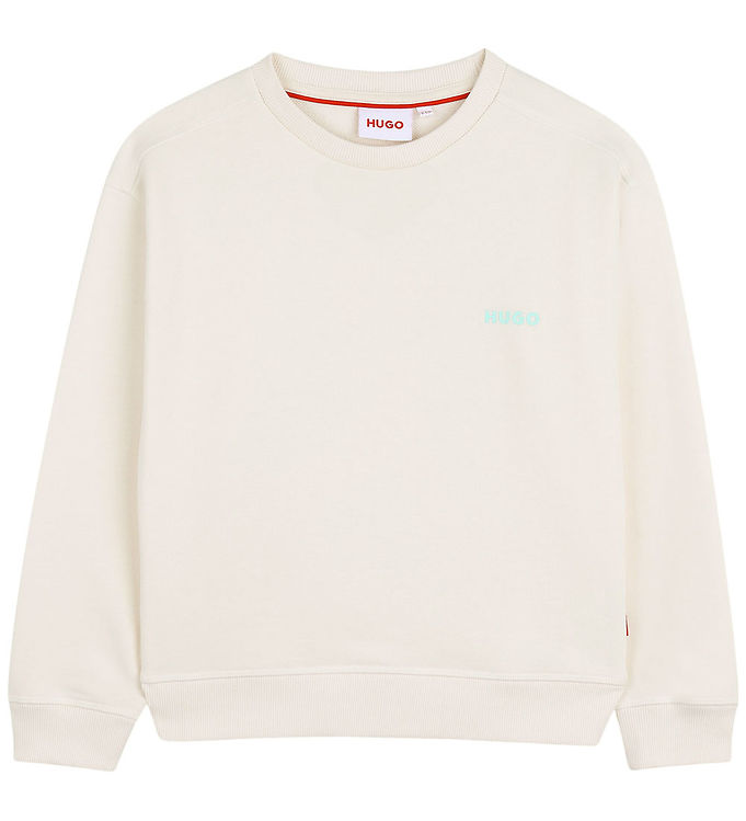 HUGO Sweatshirt - Off White m. Print