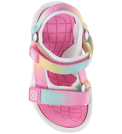 Color Kids Sandaler - Colorblock - Begonia Pink
