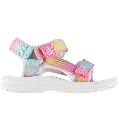 Color Kids Sandaler - Colorblock - Begonia Pink