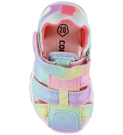 Color Kids Sandaler - Pink Lemonade m. Glitter