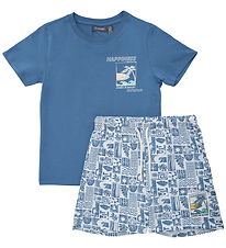Color Kids Shortsset - Krona Blue
