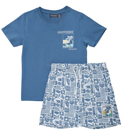Color Kids Shortssæt - Coronet Blue
