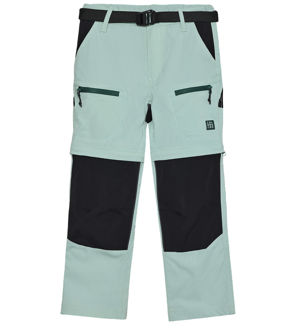Color Kids Hosen - Outdoor m. Zip Off - Ether - Color Kids - 4 Jahre (104) - Hosen - Baumwolle