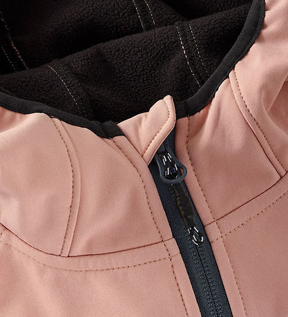 Color Kids Softshelljakke - Colorblock - Bridal Rose