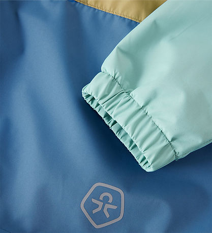 Color Kids Sommerjakke - Colorblock - Ether