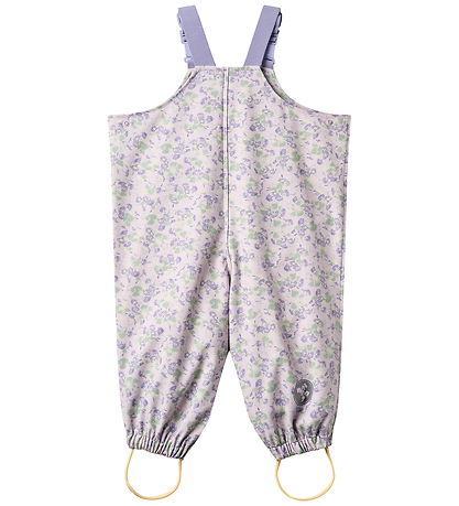 Wheat Regnbukser m. Seler - PU - Charlo - Lilac Petunias