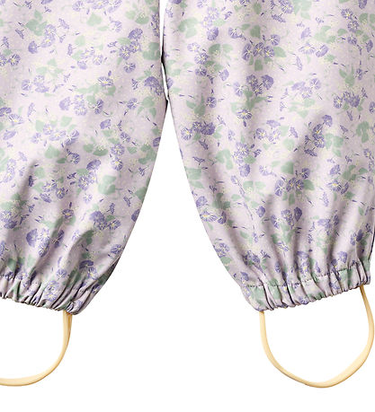 Wheat Regnbukser m. Seler - PU - Charlo - Lilac Petunias