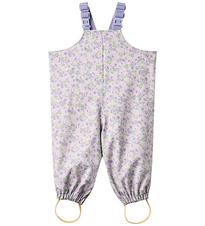 Wheat Regnbukser m. Seler - PU - Charlo - Lilac Petunias