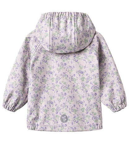 Wheat Regnjakke - Cherry - Lilac Petunias