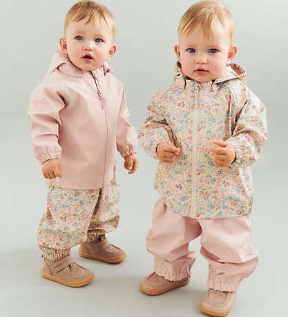 Wheat Regnbukser - Charlo m. Seler - Flowers and seashells