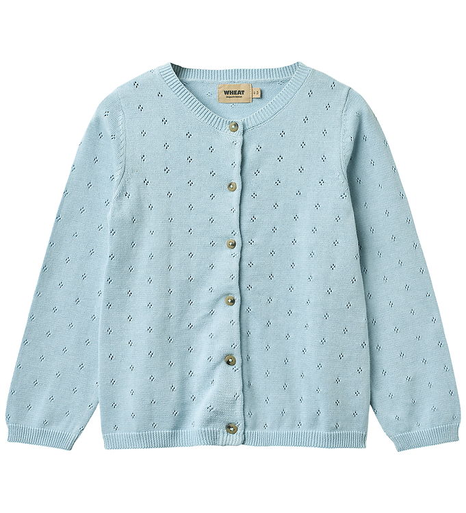 Wheat Cardigan - Strik - Summer Sky