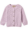 Wheat Cardigan - Strik/Hulmønster - Maia - Lavender