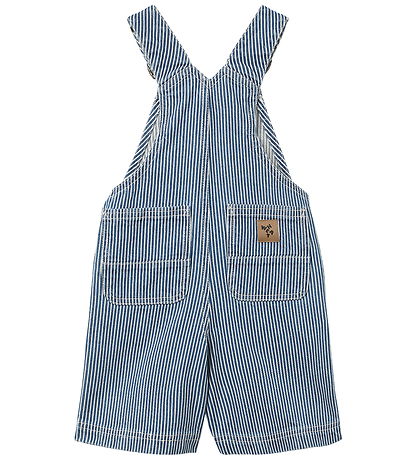 Wheat Kort Smækbuks - Lykke - Denim Stripe