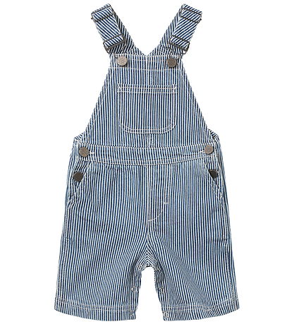 Wheat Kort Smækbuks - Lykke - Denim Stripe