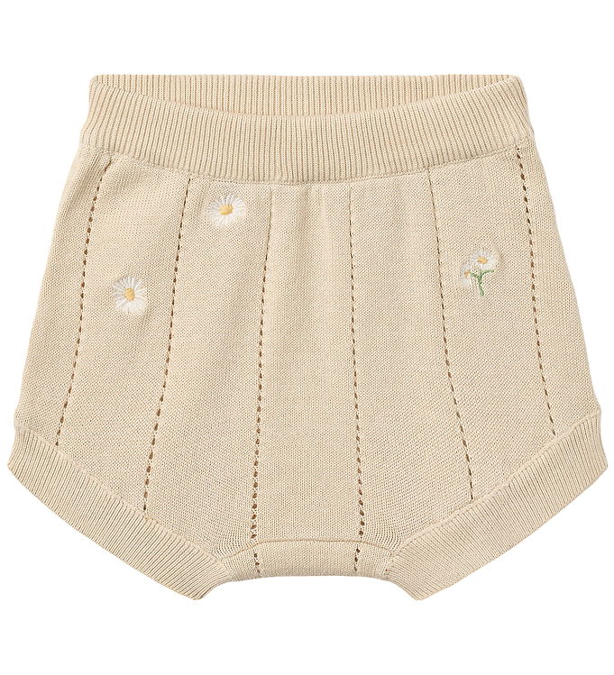 Wheat Bloomers - Strik/Hulmønster - Dua - Sandshell White Flower
