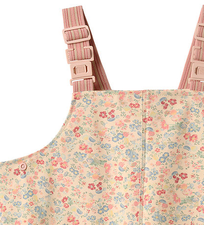 Wheat Regnbukser - Charlo m. Seler - flowers and seashells