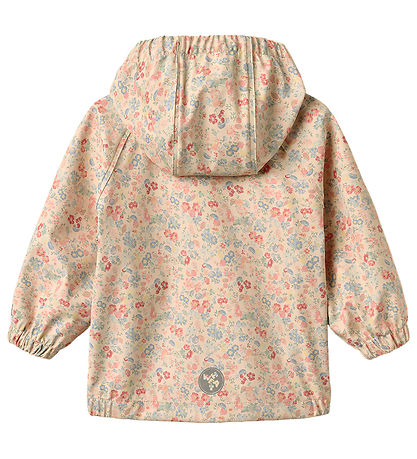 Wheat Regnjakke - Chardy - flowers and seashells