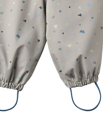 Wheat Regnbukser - Charlo m. Seler - light flint letters